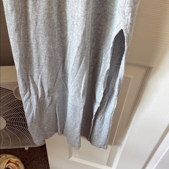 Universal Thread Light Gray Ribbed Dress - Picture 4 of 6